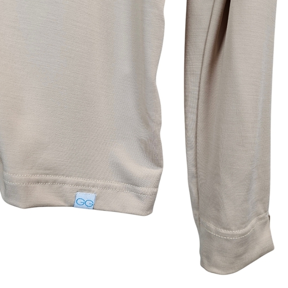 NWT GG Blue Susan Golf Polo Size Large Bronze Country Club Preppy Sporty Neutral - Picture 9 of 14